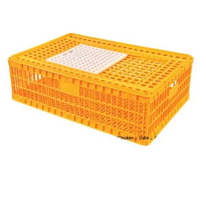 Nueva caja de transporte de aves de corral de plástico vendida en fábrica para <span class=keywords><strong>pollo</strong></span>, avestruz, pato, ganso, transporte de pavo - Product Image 1