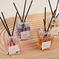 Ensemble de diffuseurs parfumés pour la maison, avec flacon en verre personnalisé pour parfum, huile essentielle et bâtonnets d'arôme