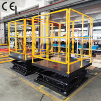 Plateforme élévatrice à ciseaux verticale stationnaire de 3 tonnes pour usage en entrepôt, élévateur hydraulique