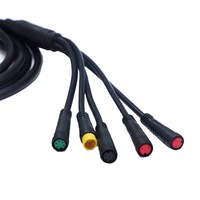 Câble Connecteur Capteur Véhicule Électrique M6 Étanche PVC Extérieur Prise Mâle Femelle Extension 3P Contact Cuivre Basse Fréquence 6P