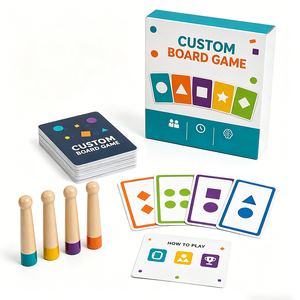 Juego de Mesa Totalmente Personalizado, Impresión de Tarjetas Flash, Diseño de Manual de Instrucciones Personalizado, Proveedor de Cajas de Almacenamiento para Reuniones Familiares y Fiestas - Product Image 5