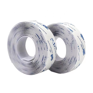 Für Klassen zimmer Büro Home Münzen Bänder Durchmesser Klebrig <span class=keywords><strong>3</strong></span> M 9448a Selbst klebende Nylon Klett verschluss Klebeband Streifen Punkte - Product Image 1