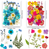 Fleurs pressées pour la résine, vraies feuilles de fleurs séchées pour la fabrication de bijoux en résine, fleurs séchées pour le scrapbooking, artisanat, bricolage, savons, bougies