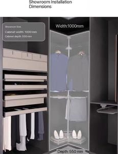 <span class=keywords><strong>Appendiabiti</strong></span> rotanti personalizzati all'ingrosso contiene 20 <span class=keywords><strong>appendiabiti</strong></span> da 900mm - Product Image 4