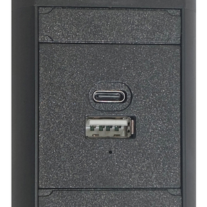 Prise électrique escamotable Jia Xin Hardware avec 3 prises, 1 USB-A, 1 USB-C, câble de 1,8 m, prise électrique 220 V pour ordinateur de bureau - Product Image 3