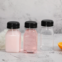 Offre Spéciale Bouteille en plastique de qualité alimentaire 2oz 60ml Bouteilles de jus Shots Energy Juice Shots 60ml Bouteille de jus en plastique pour jus