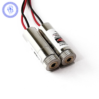 Module de Diode Laser, lot de 2, Laser 650nm à ligne rouge, à point croisé 50mw 3-5v