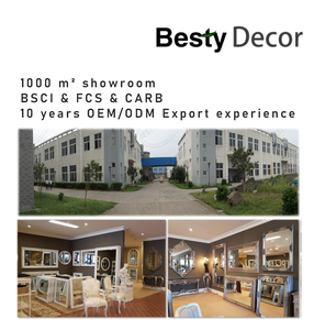 Miroir de surface rigide pour miroir, <span class=keywords><strong>cadre</strong></span> en métal doré ou argenté - Product Image 6