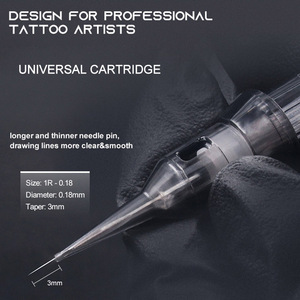 Cartucce universali <span class=keywords><strong>aghi</strong></span> 316 Custom nero 1RL 3RL cartuccia per <span class=keywords><strong>tatuaggio</strong></span> ago trucco permanente ago usa e getta - Product Image 2