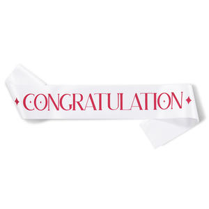 <span class=keywords><strong>สายสะพาย</strong></span>ผ้าซาตินสำหรับตกแต่งงานรับปริญญา - Product Image 5