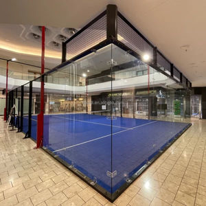 Terrains de <span class=keywords><strong>padel</strong></span> super panoramiques intérieurs et extérieurs 10x20m sur mesure, fabriqués en Chine, Cancha De <span class=keywords><strong>Padel</strong></span>, <span class=keywords><strong>Terrain</strong></span> De <span class=keywords><strong>Padel</strong></span>, Sport <span class=keywords><strong>Tennis</strong></span> - Product Image 2