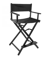 SOLO WILD Chaise de réalisateur en aluminium pliable portable Cadre en aluminium Chaise de réalisateur en aluminium Chaise de maquillage de salon
