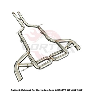 Vortex Global-Shop Preferred Decat Stainless Steel Piping Kit For Mercedes-Benz AMG GTS GT 4.0T 3.0T - Product Image 2