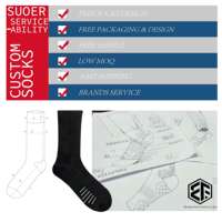 Chaussettes de compression personnalisables avec logo, chaussettes de sport pour la course à pied, chaussettes de compression pour hommes et femmes, confortables et respirantes