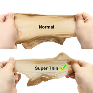 ขายส่งบรรจุภัณฑ์แบบกำหนดเอง วิกผมระบายอากาศได้ดี สีนู้ด โปร่งแสง  วิกผมลูกไม้แบบมองไม่เห็น  วิกผมบางแบบ HD  พร้อมหมวกคลุมผม - Product Image 6