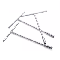 Outils Cr-V Clé manuelle en forme de T étendue en acier allié Clé à douille hexagonale multifonctionnelle