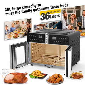 Nuovo Design <span class=keywords><strong>Friggitrice</strong></span> <span class=keywords><strong>ad</strong></span> <span class=keywords><strong>Aria</strong></span> Intelligente Digitale Elettrica da 36L <span class=keywords><strong>Senza</strong></span> <span class=keywords><strong>Olio</strong></span> in Vendita - Product Image 1