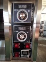 Horno de escritorio eléctrico de dos bandejas de una sola cubierta Horno de pizza comercial eléctrico Horno Para Pizza