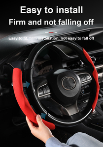 Bọc vô lăng da lộn thông dụng, bảo vệ vô lăng thể thao, bọc vô lăng xe mềm chống trượt - Product Image 4