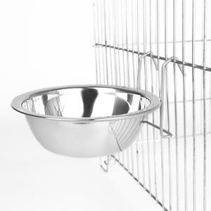 Tempat Makan Hewan Peliharaan Gantung, Dapat Disesuaikan, Mangkuk Anjing Terangkat, Stand Logam Stainless Steel 304, Mangkuk Makanan Kucing - Product Image 1