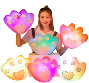 Bán Hot Mẫu Miễn Phí Đầy Màu Sắc Led Tùy Chỉnh Plush <span class=keywords><strong>Shining</strong></span> Led Light Gối Nhồi Bông Hình Dạng Ngôi Sao Mềm Gối Để Bán - Product Image 4
