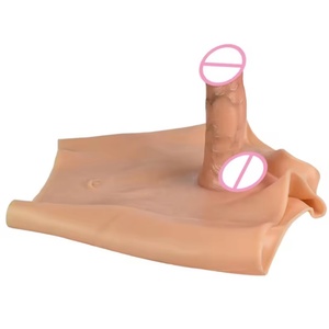 Wholesale Solid Penis Jumpsuit Lesbian Wearable Sex <b>Toys</b> Small Penis Silicone Pants <b>for</b> Adult <b>Toy</b> - Product Image 2