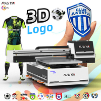 FULIYIN High-Precision 9060 UV Flatbed Printer voor 3D-logo-applicatie op T-shirts, shirts en textiel