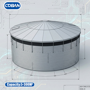 Réservoir de collecte d'eau de pluie pour l'agriculture, réservoir de stockage d'eau d'irrigation, silo personnalisé de 300 à 300 000 gallons pour les exploitations agricoles - Product Image 1