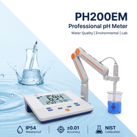 Testeur de pH/mV de précision sur table PH200EM - Plage de -1999~1999mV, précision ±0,1%FS, étanche IP54