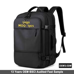 Laptop-Rucksack mit USB-Ladeanschluss, Solarpanel, Oxford, wasserdicht, diebstahlsicher, große Kapazität, Reise- und Arbeitstasche für Damen und Herren - Product Image 1