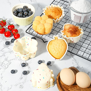 Kẹo Colore Silicone bánh cup Silicone bánh khuôn muffin cupcake nướng khuôn nhà bếp nấu ăn bakeware trang trí công cụ - Product Image 1