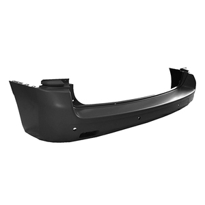 Parachoques Trasero POLIPLAST Negro, Chasis Corto, Asistencia de Estacionamiento (4 Soportes PDC) con Cubierta de Gancho de Remolque OE 1614328280 para Jumpy 2016 - Product Image 1