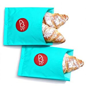 Custom Eco-Friendly Food Grade Greaseproof Waterproof <b>Biodegradable</b> Kraft Laminated Disposable Takeaway <b>Paper</b> Bags for Hotdog - Product Image 2
