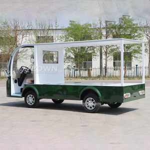 รถเข็นไฟฟ้าประหยัดพลังงานแบบมีห้องคนขับสำหรับขนส่งสินค้าในรีสอร์ท - Product Image 1