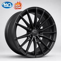 Jantes en alliage forgé 18 19 20 pouces 5x114.3 à rayons fendus finition noir brillant pour BMW OEM ODM Logo personnalisé d'usine Marque privée