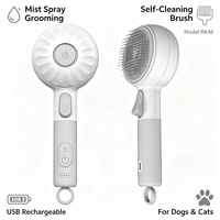 Pulvérisateur rechargeable étanche IPX6 pour l'élimination des tiques, le contrôle des squames, le nettoyage des dents et l'anti-statique – Peigne anti-puces efficace pour animaux de compagnie