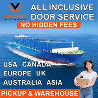 Agent de transit maritime et aérien avec double dédouanement et livraison DDP de Chine vers les États-Unis pour les importations commerciales Amazon FBA