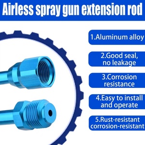 Eizoulyn - Varilla de Extensión para <span class=keywords><strong>Pistola</strong></span> de Pintura sin Aire, Varilla de Extensión de Metal de Alta Presión para Pulverizador sin Aire - Product Image 5