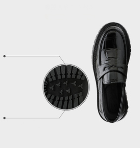 Mocassini da Uomo con Suola Goffrata e Plateau, Scarpe Comode per Uso Quotidiano e Attività all'Aperto - Product Image 4