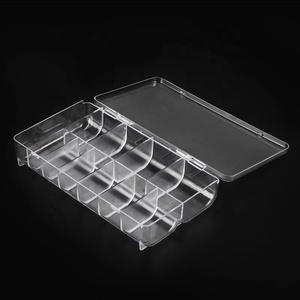 Yimart Hộp Đựng Đầu Móng Tay Bằng Nhựa Trong Suốt 11 Ô Hộp Đựng Đầu Móng Tay - Product Image 1