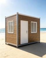 Maison conteneur modulaire préfabriquée de luxe de 20 pieds, panneau sandwich, design respirant, style moderne, maison, bureau ou entrepôt personnalisé