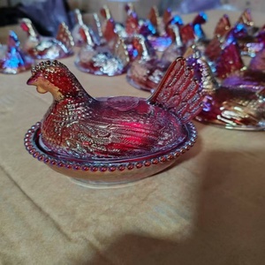 <span class=keywords><strong>Pot</strong></span> à bonbons <span class=keywords><strong>en</strong></span> <span class=keywords><strong>verre</strong></span> de carnaval classique de qualité supérieure, irisé, écologique, pour la décoration de la maison et de la cuisine - Product Image 3