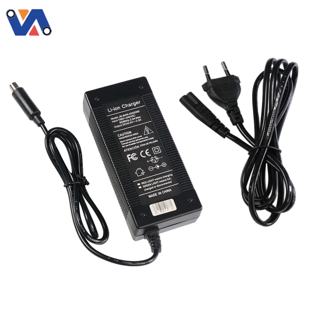 New Image EU Warehouse 42V 2A Battery Chargers Hoverboards Durable Electric Scooter Charger DC AC Quick Power Battery Charger