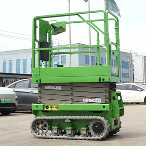 Barato al por mayor <span class=keywords><strong>4m</strong></span> 6m 8m 10m 12m 14m 16m 18m Altura DE TRABAJO Rueda oruga Plataforma hidráulica Elevador de tijera para la venta - Product Image 6