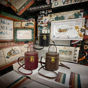 Bolsos de Hombro Tipo Cubo Vintage de Moda para Mujer, con Forro de PU y Poliéster, Diseño de Piel de Serpiente, Gran Venta - Product Image 2