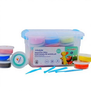 กล่องเก็บของใส MIKATALE 24 สี ปลอดภัยสำหรับเด็ก ปลอดสารพิษ ดินน้ำมันแห้งเร็ว น้ำหนักเบาพิเศษ สำหรับงาน DIY เสริมพัฒนาการ - Product Image 2