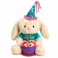 Peluche Ours en Peluche Mignon pour Anniversaire, Design T-Shirt Joyeux Anniversaire avec Gâteau, Cadeau de Fête pour Enfants, Animal en Peluche Prix de Gros