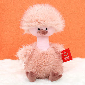 El juguete de pato de Peluche "Eeyau", un muñeco de animal esponjoso, es un regalo de cumpleaños para una niñ<span class=keywords><strong>a</strong></span>. Se parece <span class=keywords><strong>a</strong></span> un pato esponjoso con plumas rizadas. - Product Image 3