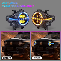AURON 12V 60W 6000K 6000 Lumens Phare avant à LED DRL Neuf Compatible avec Tank 300 2019-2025 (Rétrofit/Amélioration)