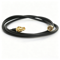 Câble coaxial en cuivre LMR100 Aurora Yu SMA mâle vers SMA femelle 1M, câble de raccordement RF pour routeur, antenne, système de communication